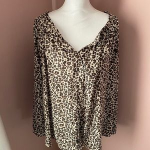Leopard blouse
